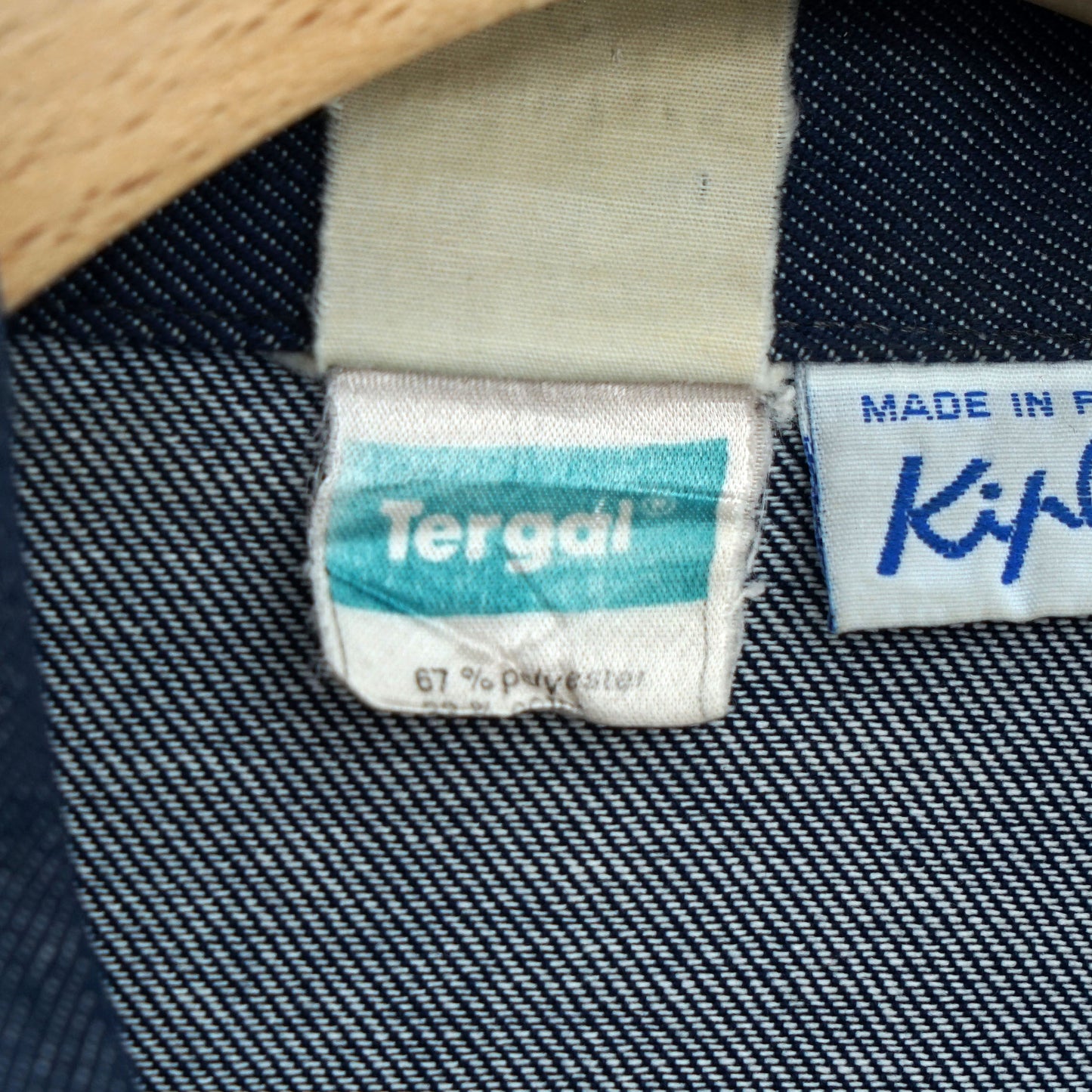 Kiplay Denim Work Jacket / Late ’70s–Early ’80s (Made in France)