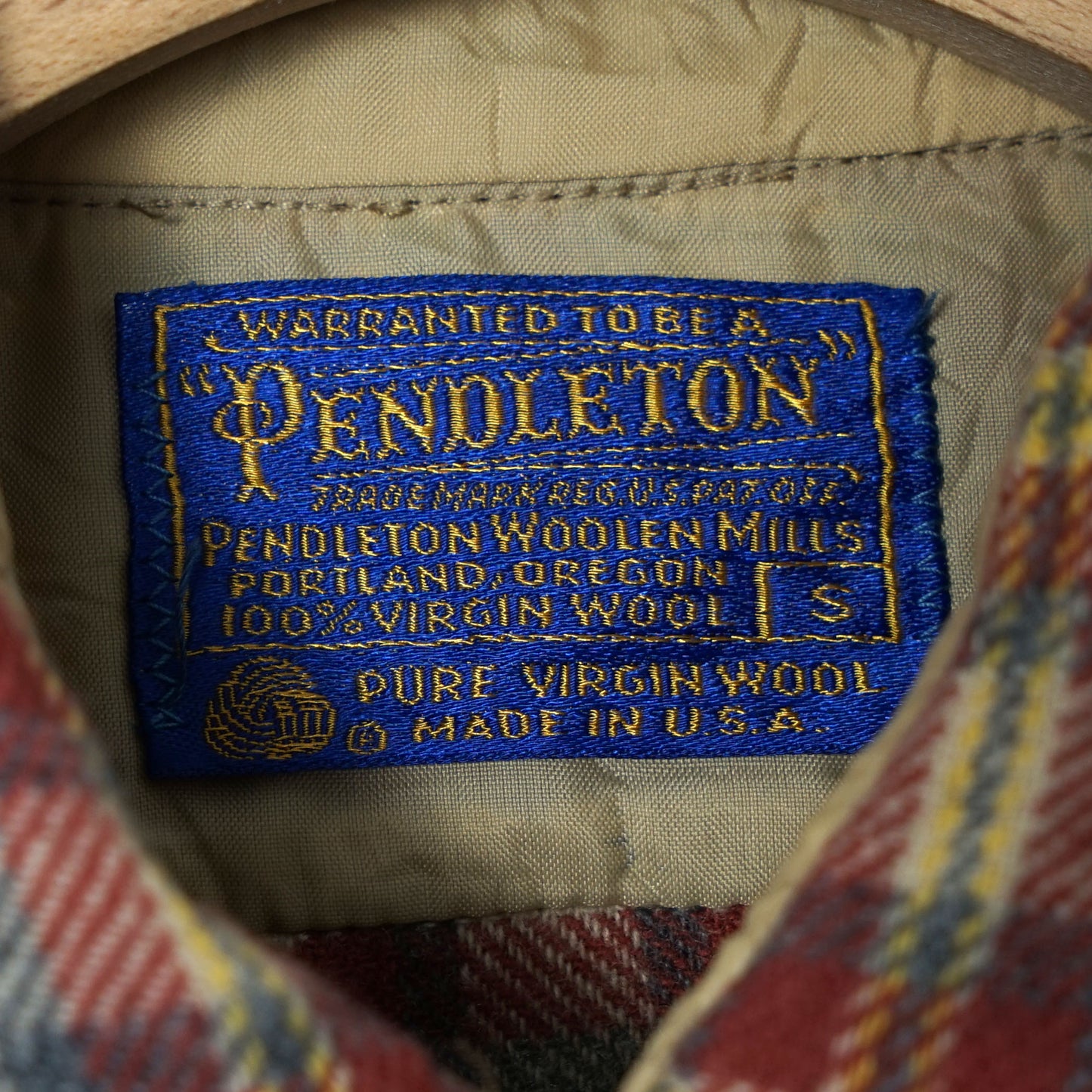 Pendleton Wool Check Shirt / Late ’70s–Early ’80s (Made in USA)