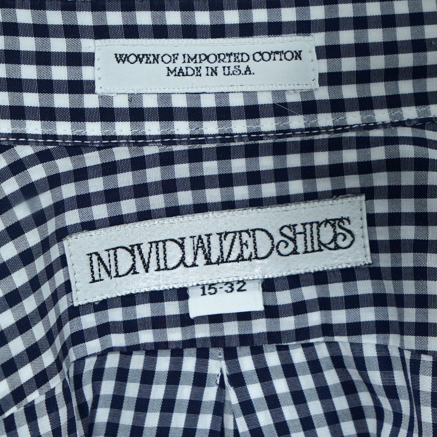 Individualized Shirts Gingham Check BD Shirt / Late ’90s–Early ’00s (Made in USA)