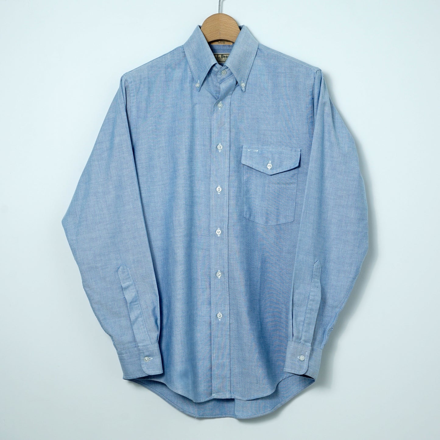 L.L.Bean Cotton-Poly Oxford BD Shirt/ Late ’80s–Early ’90s (Made in USA)