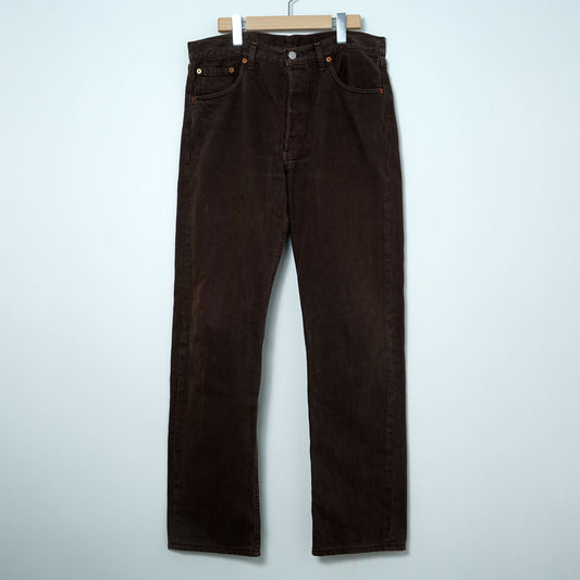 Levi’s 5 Pocket Brown Denim Pants / Late '90s (Made in France)