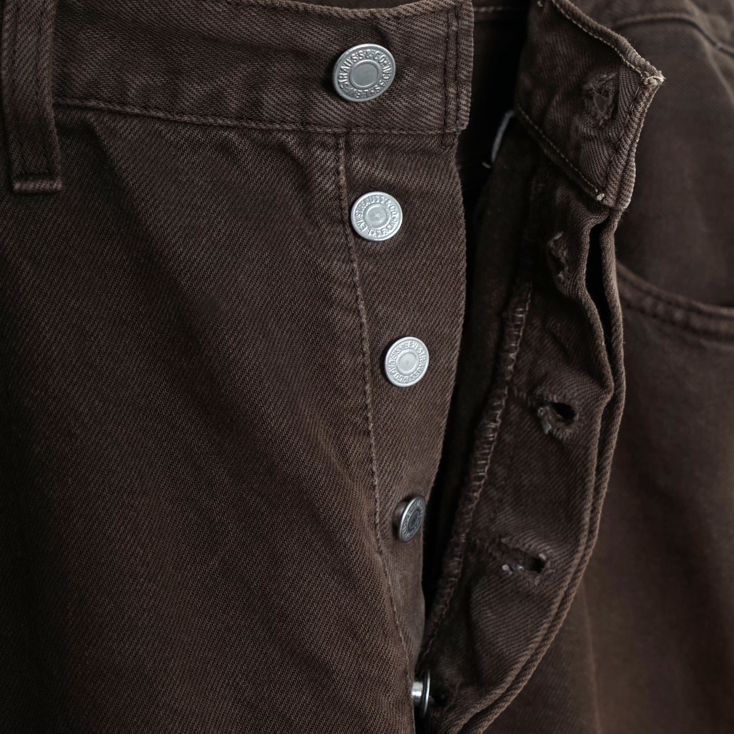 Levi’s 5 Pocket Brown Denim Pants / Late '90s (Made in France)