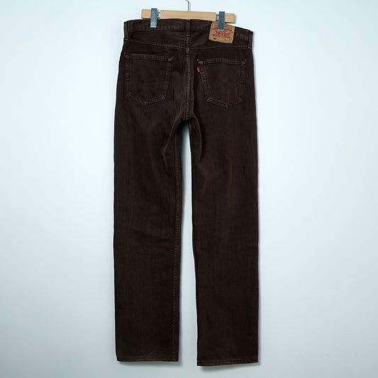 Levi’s 5 Pocket Brown Denim Pants / Late '90s (Made in France)