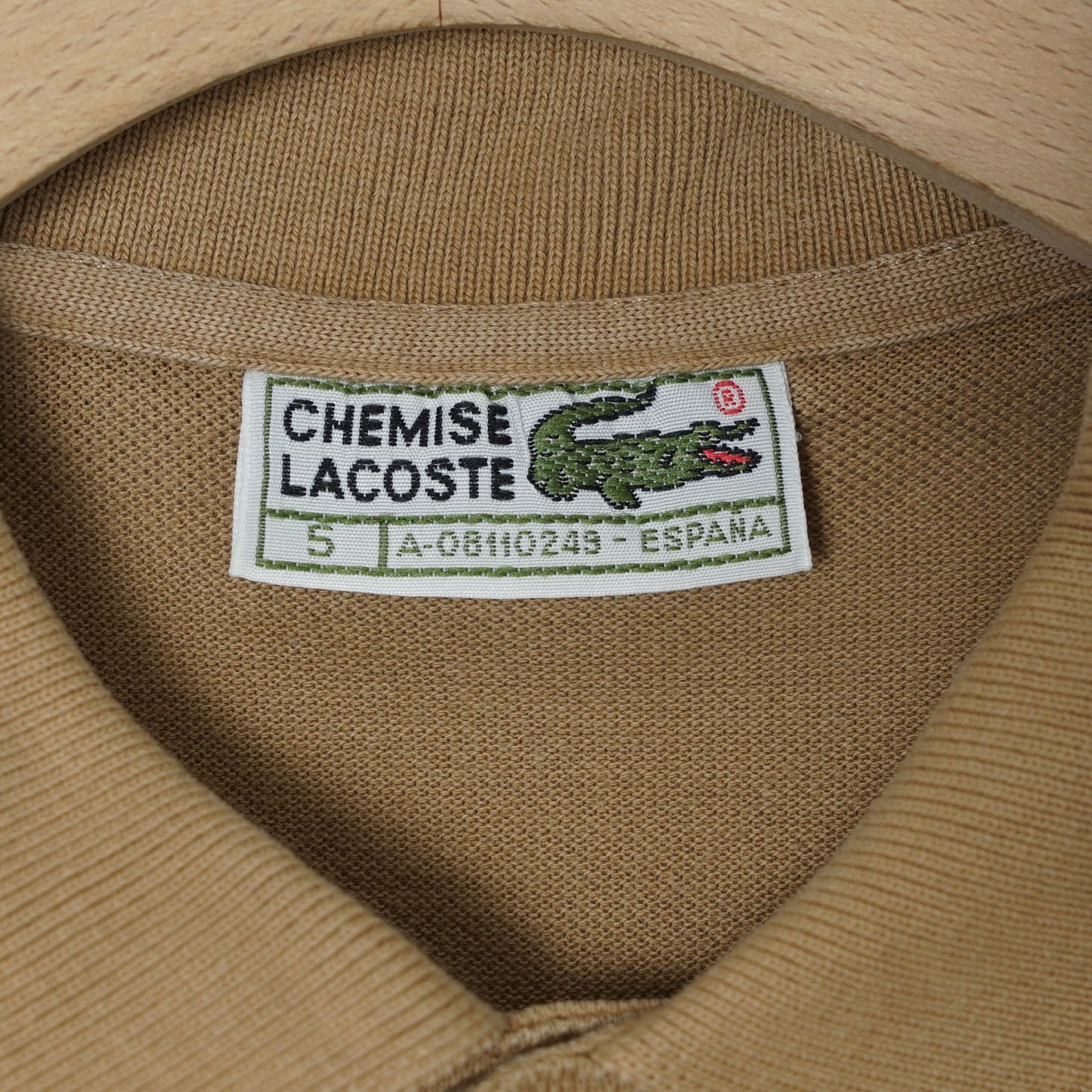 Lacoste Cotton Pique Polo Shirt  / Late ’90s–Early ’00s (Made in Spain)