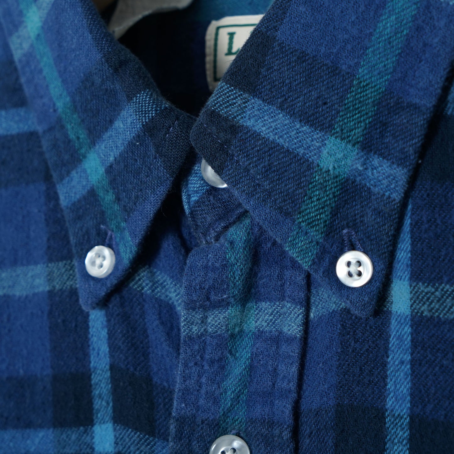 L.L.Bean Cotton Flannel BD Shirt/ Early ’90s–Mid ’90s (Made in USA)