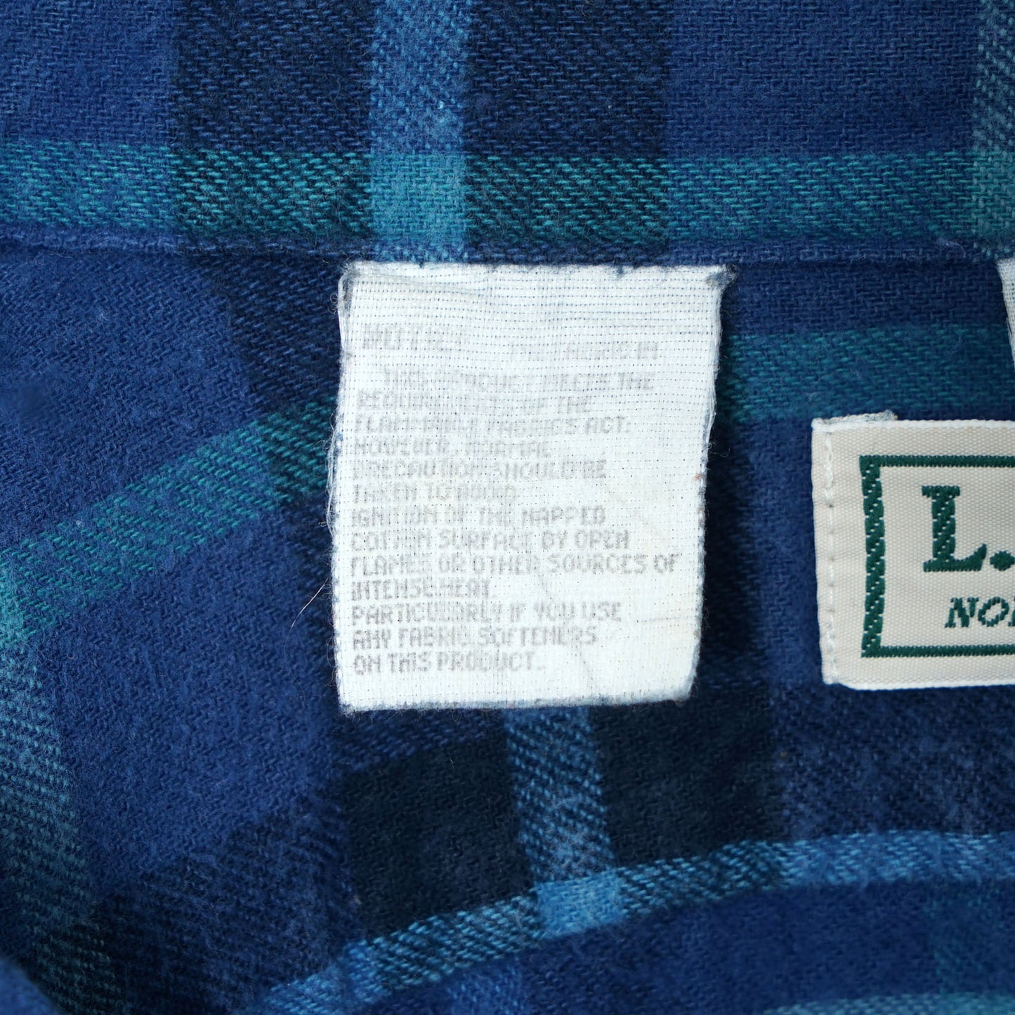 L.L.Bean Cotton Flannel BD Shirt/ Early ’90s–Mid ’90s (Made in USA)