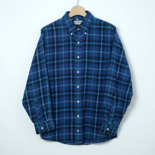 L.L.Bean Cotton Flannel BD Shirt/ Early ’90s–Mid ’90s (Made in USA)
