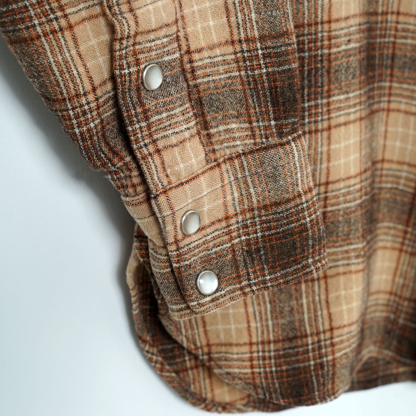 Pendleton Wool Check Western Shirt / Mid ’70s–Early ’80s (Made in USA)
