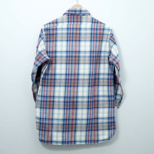 Woolrich Cotton Flannel Work Shirt / Late '90s- Early '00s (Made in USA)