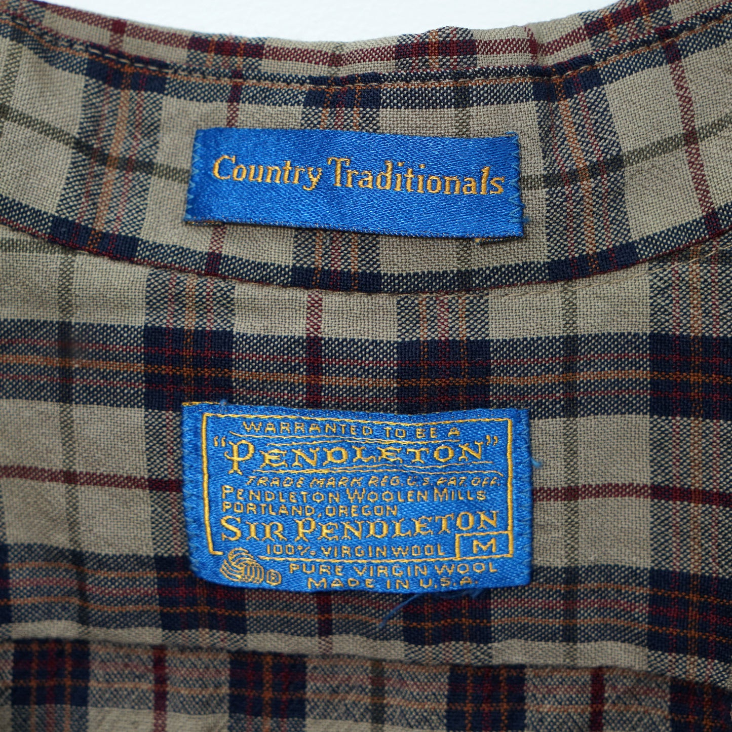 Pendleton Wool BD Shirt / Early ’70s–Mid ’70s (Made in USA)
