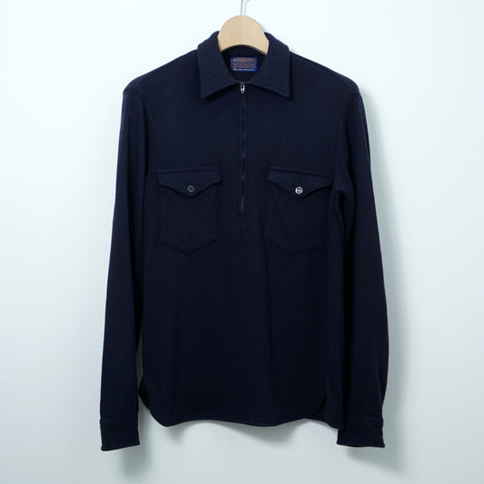 Pendleton Wool Half-zip Shirt / Late ’60s–Early ’70s (Made in USA)