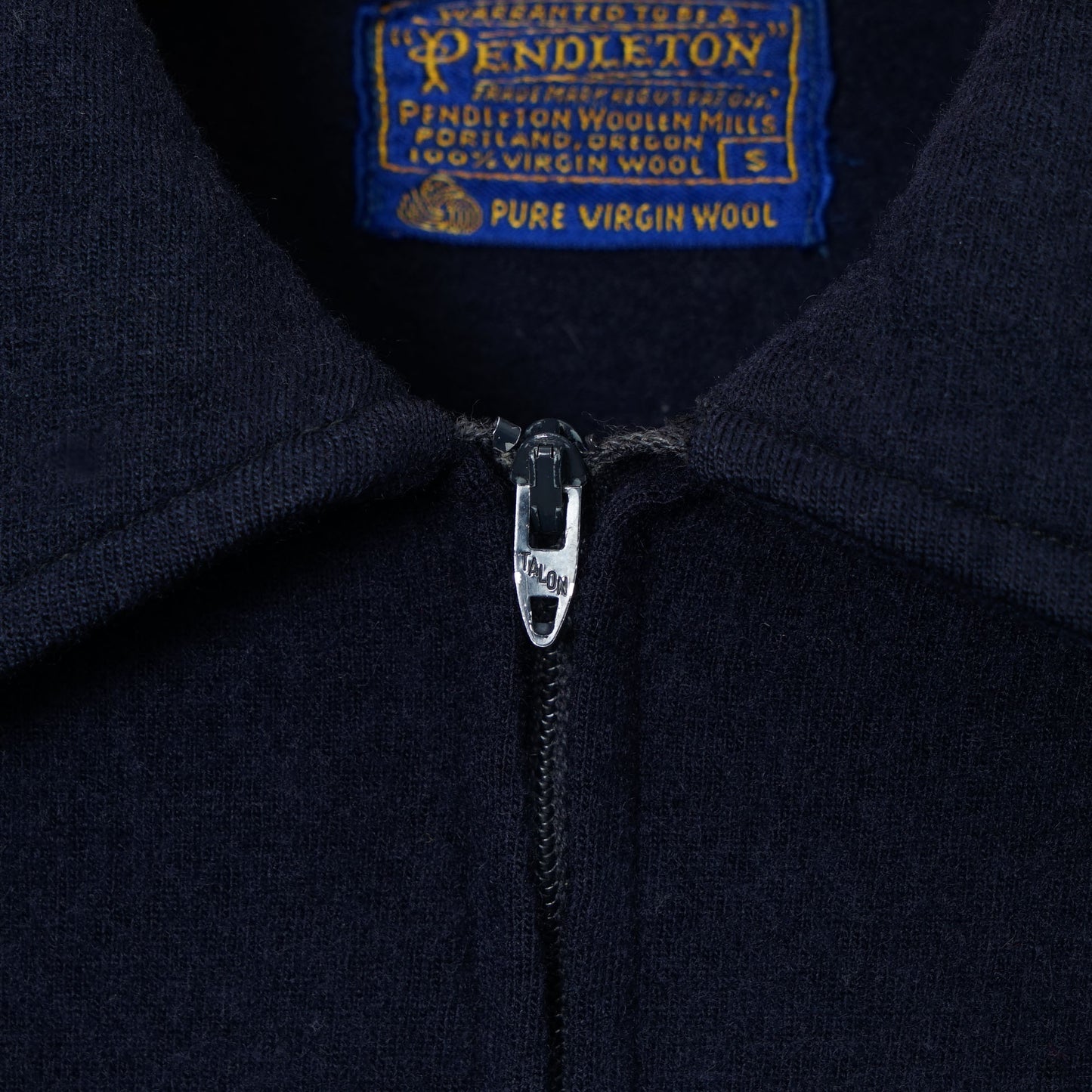 Pendleton Wool Half-zip Shirt / Late ’60s–Early ’70s (Made in USA)