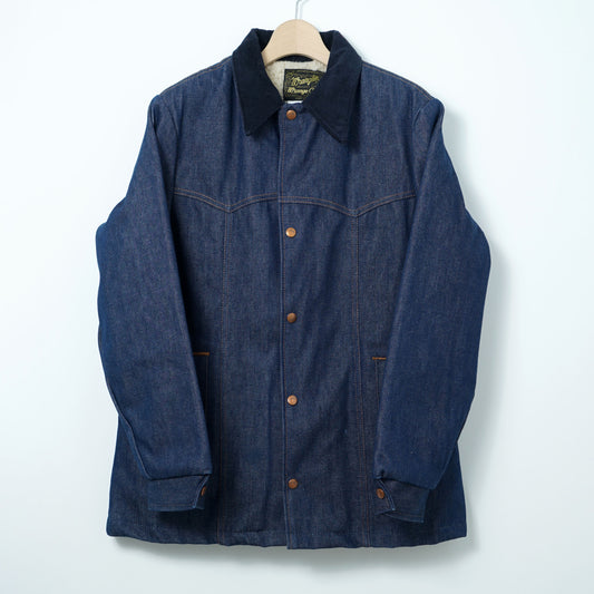 Wrangler “Wrange Coat” Denim Sherpa Jacket / Late ’80s–Mid ’90s (Made in USA)