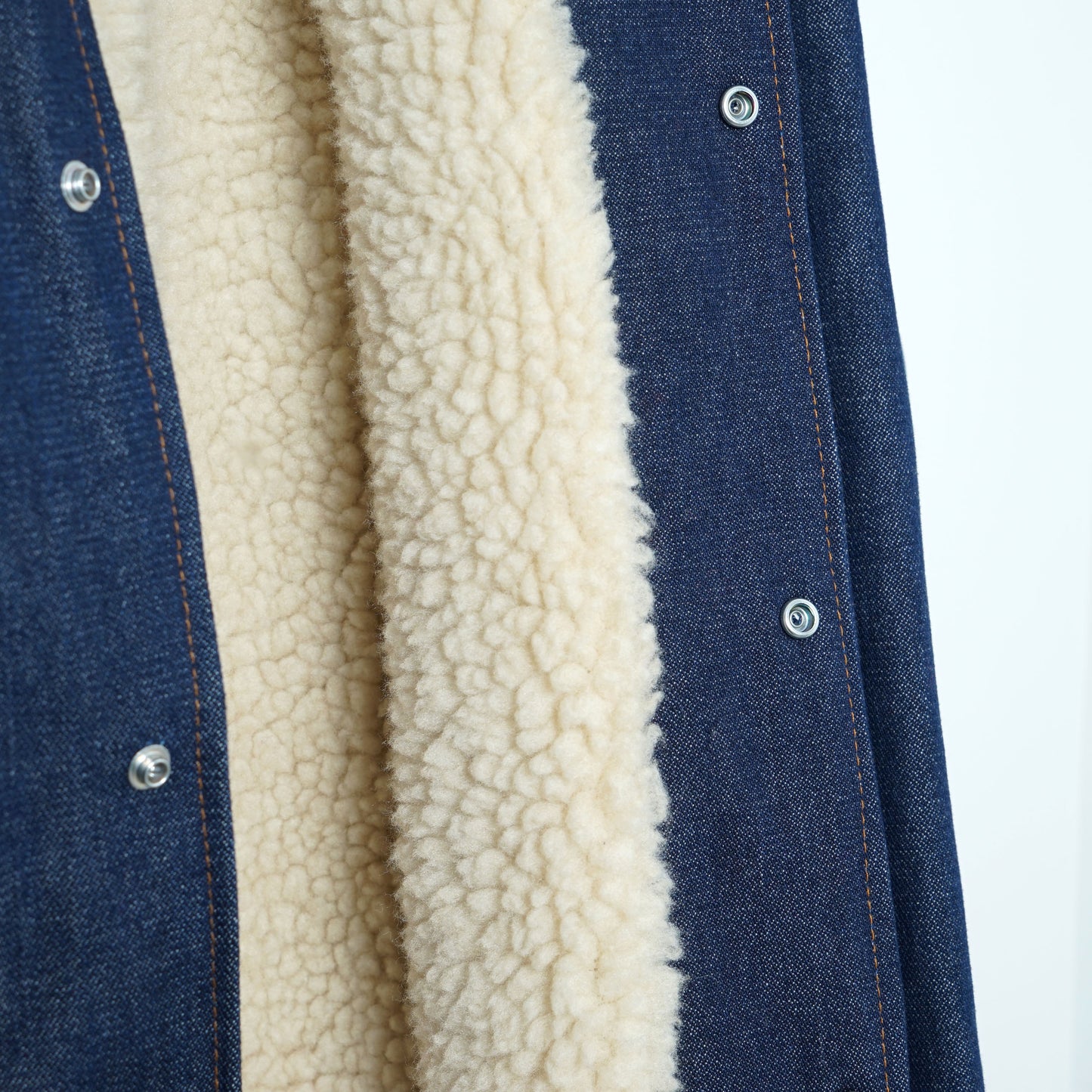 Wrangler “Wrange Coat” Denim Sherpa Jacket / Late ’80s–Mid ’90s (Made in USA)