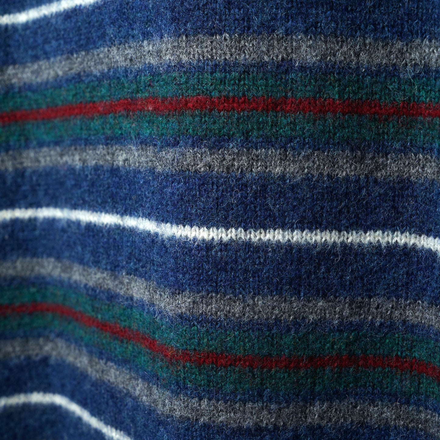Pendleton Shetland Stripe Wool Sweater / Mid ’80s–Early ’90s (Made in USA)