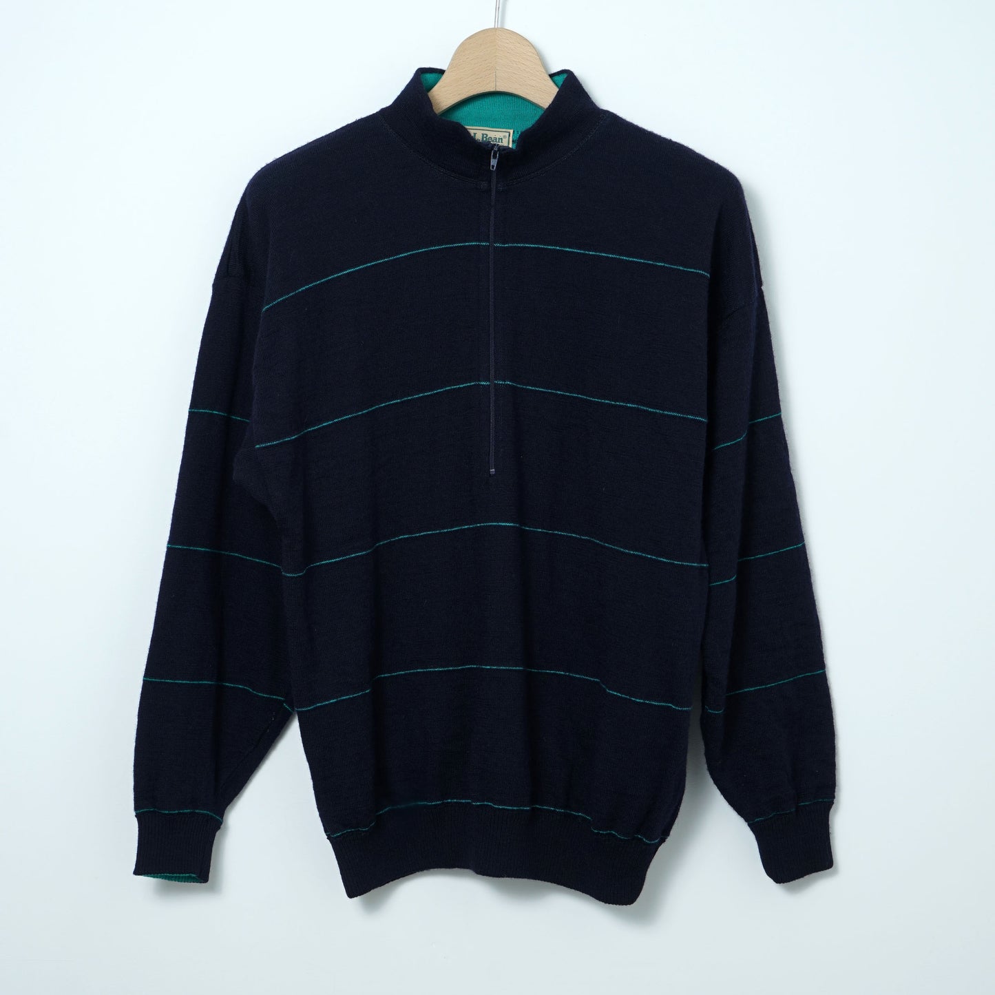 L.L.Bean Half Zip Wool Sweater / Early ’90s–Mid ’90s (Made in Denmark)