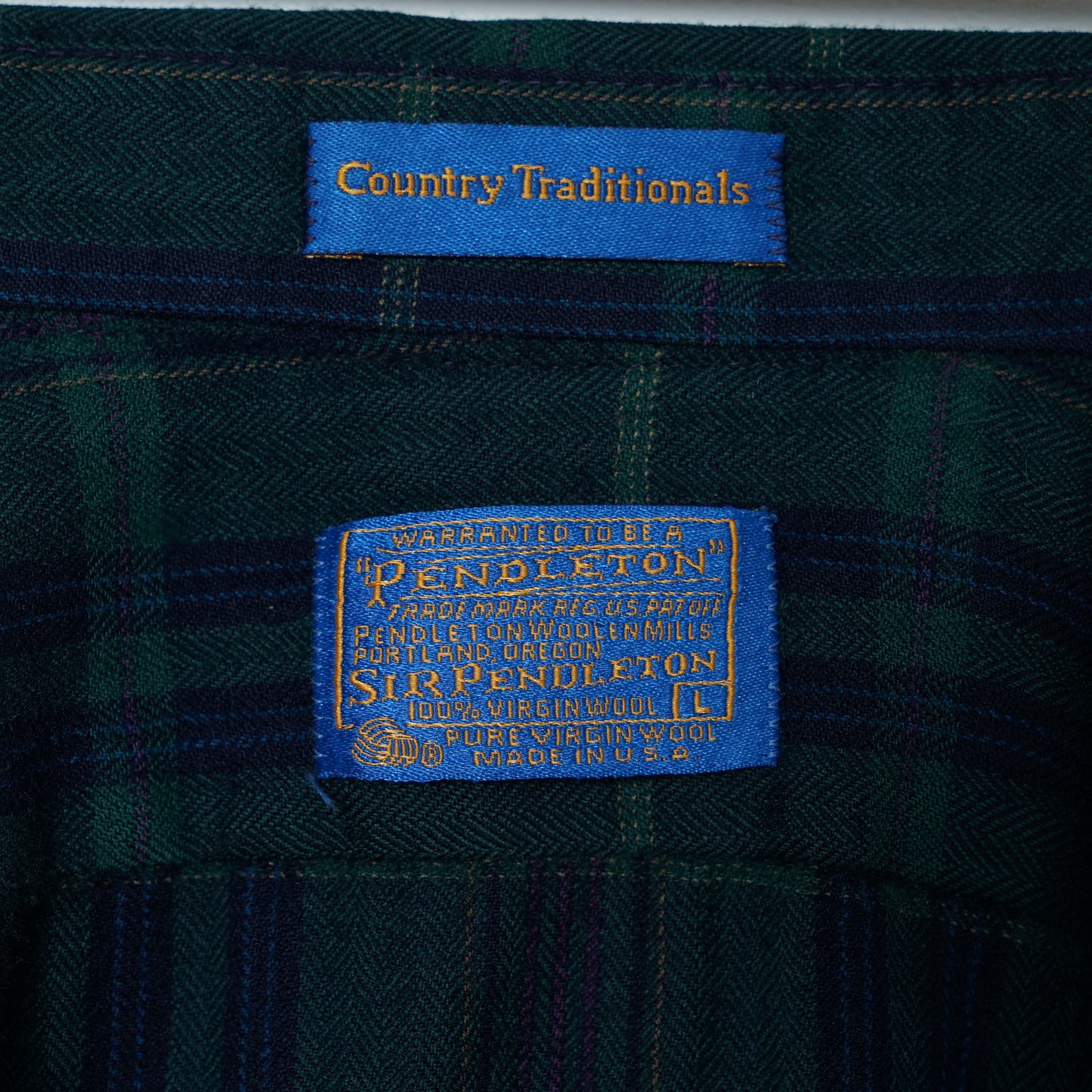 Pendleton Black Watch Wool B/D Shirt / Early ’80s–Early ’90s (Made in USA)