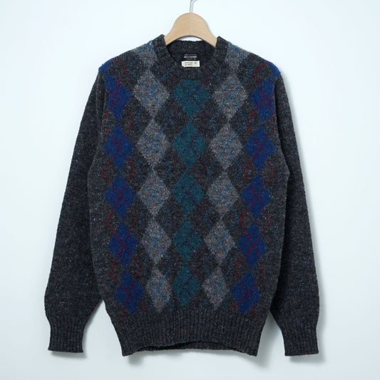 Brooks Brothers Shetland Wool Argyle Sweater / Late ’80s–Early ’90s (Made in England)