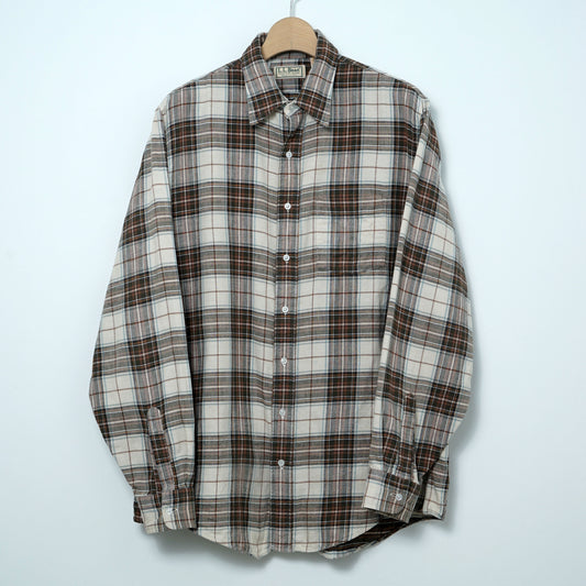 L.L.Bean Cotton Flannel Shirt / Early ’90s–Mid ’90s (Made in USA)