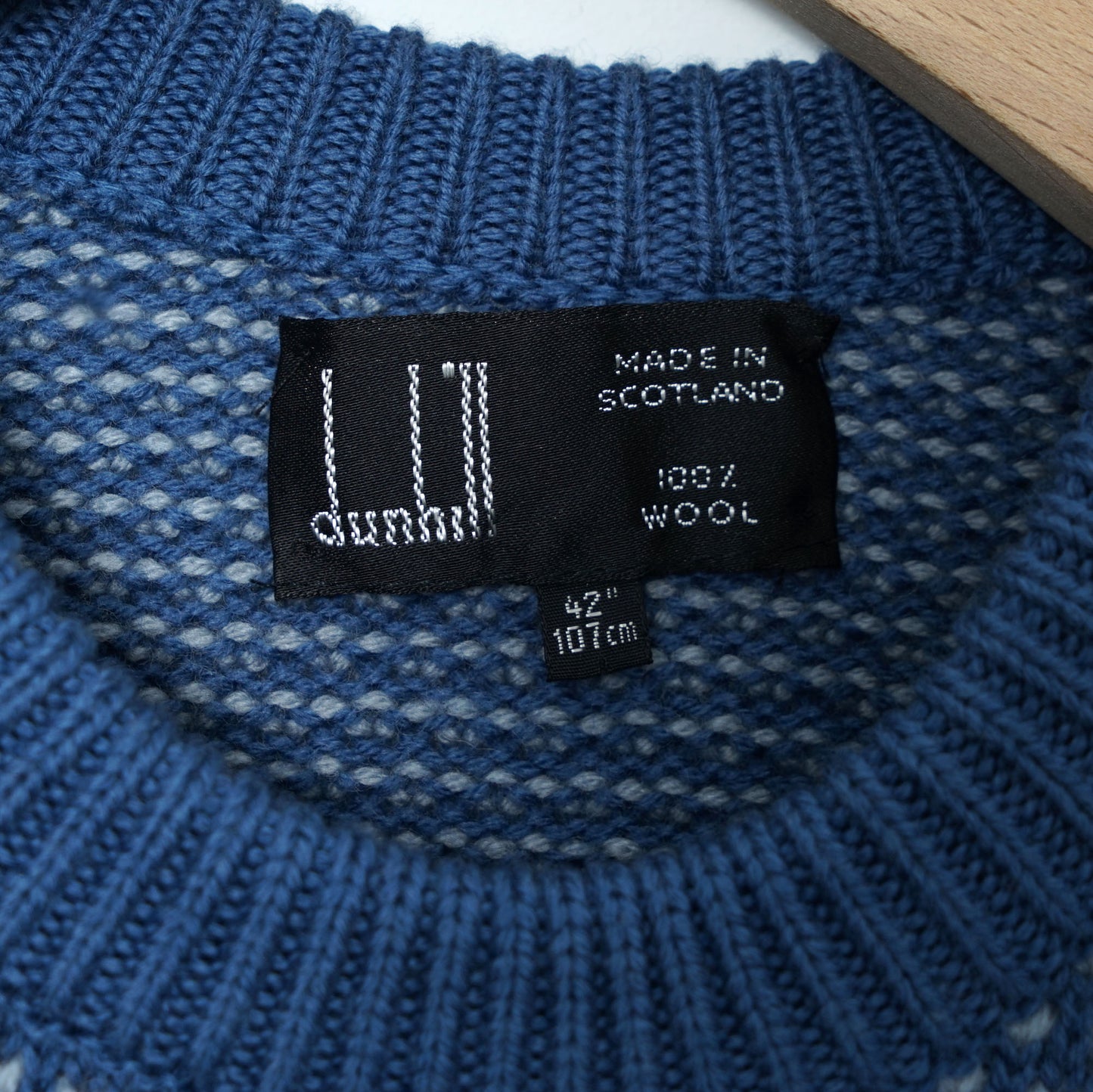 Dunhill Scottish Wool Sweater / Mid '90s-Early '00s (Made in Scotland)