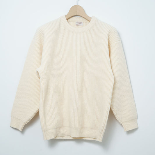 Forsyth knitwear Lambs Wool Crew Neck Sweater / Late ’90s–Early ’00s (Made in Scotland)