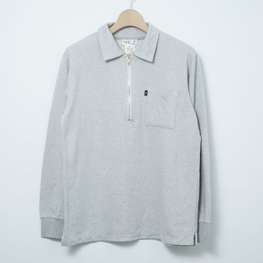 agnès b. homme Half-zip Sweat Shirt / Late ’90s–Early ’00s (Made in France)