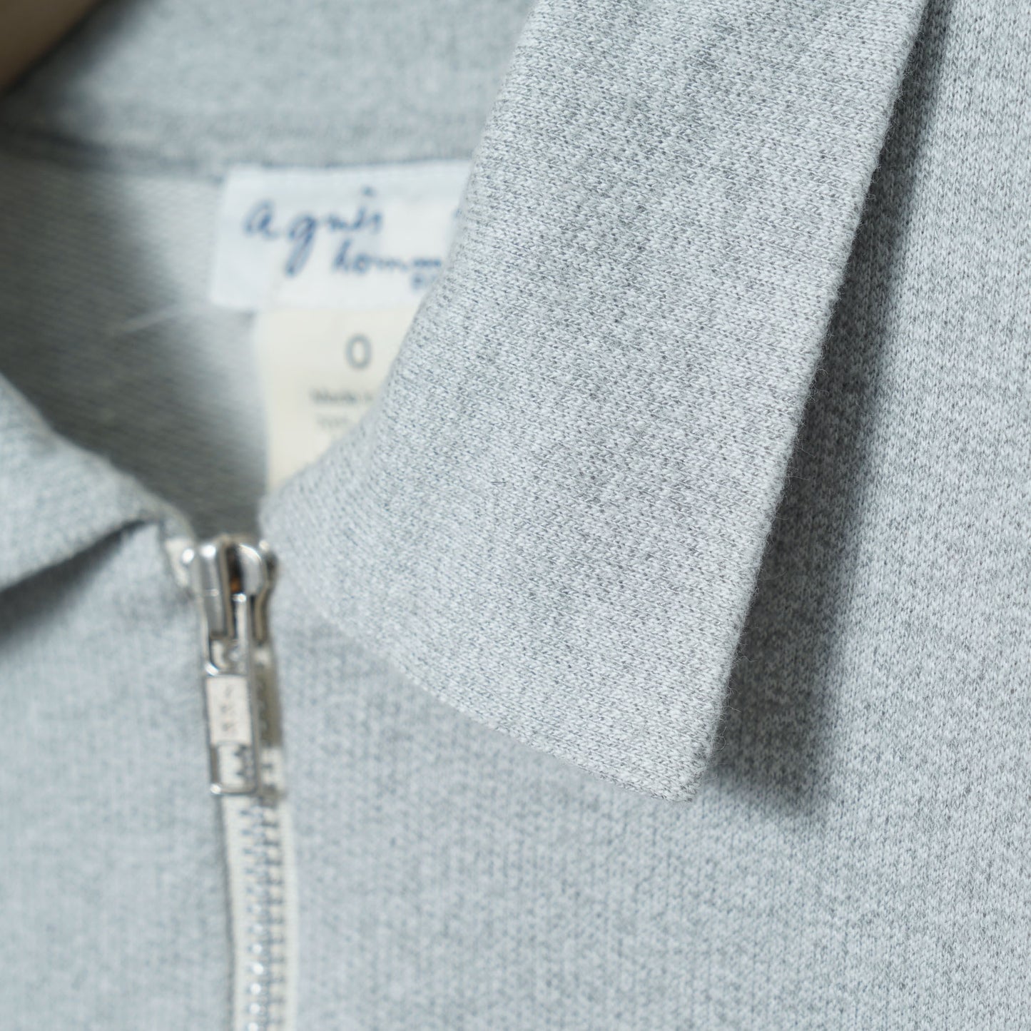agnès b. homme Half-zip Sweat Shirt / Late ’90s–Early ’00s (Made in France)
