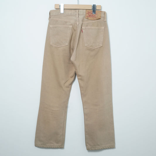 Levi’s 5 Pocket Beige Denim Pants / Early '90s-Mid '90s (Made in UK)