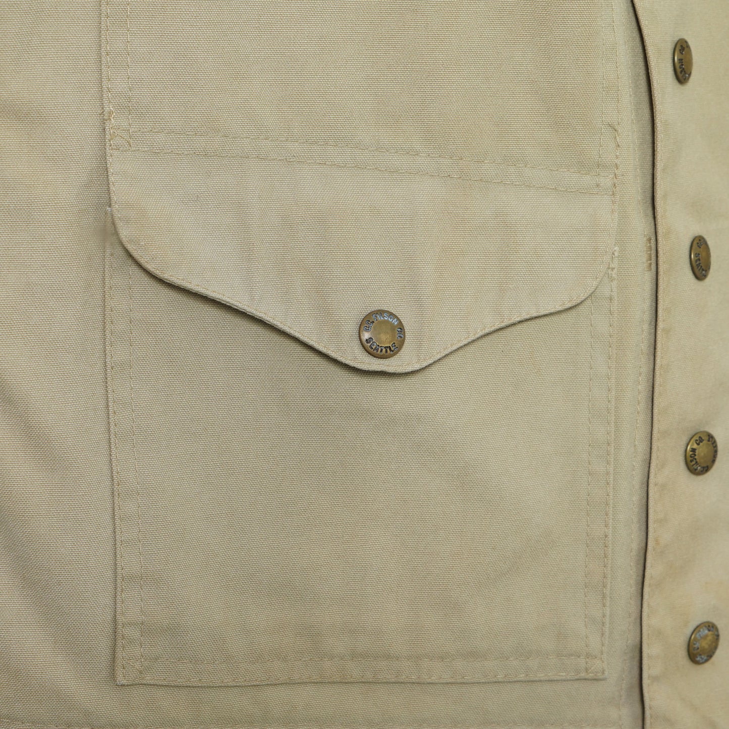 Filson Cotton Canvas Vest / Late '90- Early '00 (Made in USA)