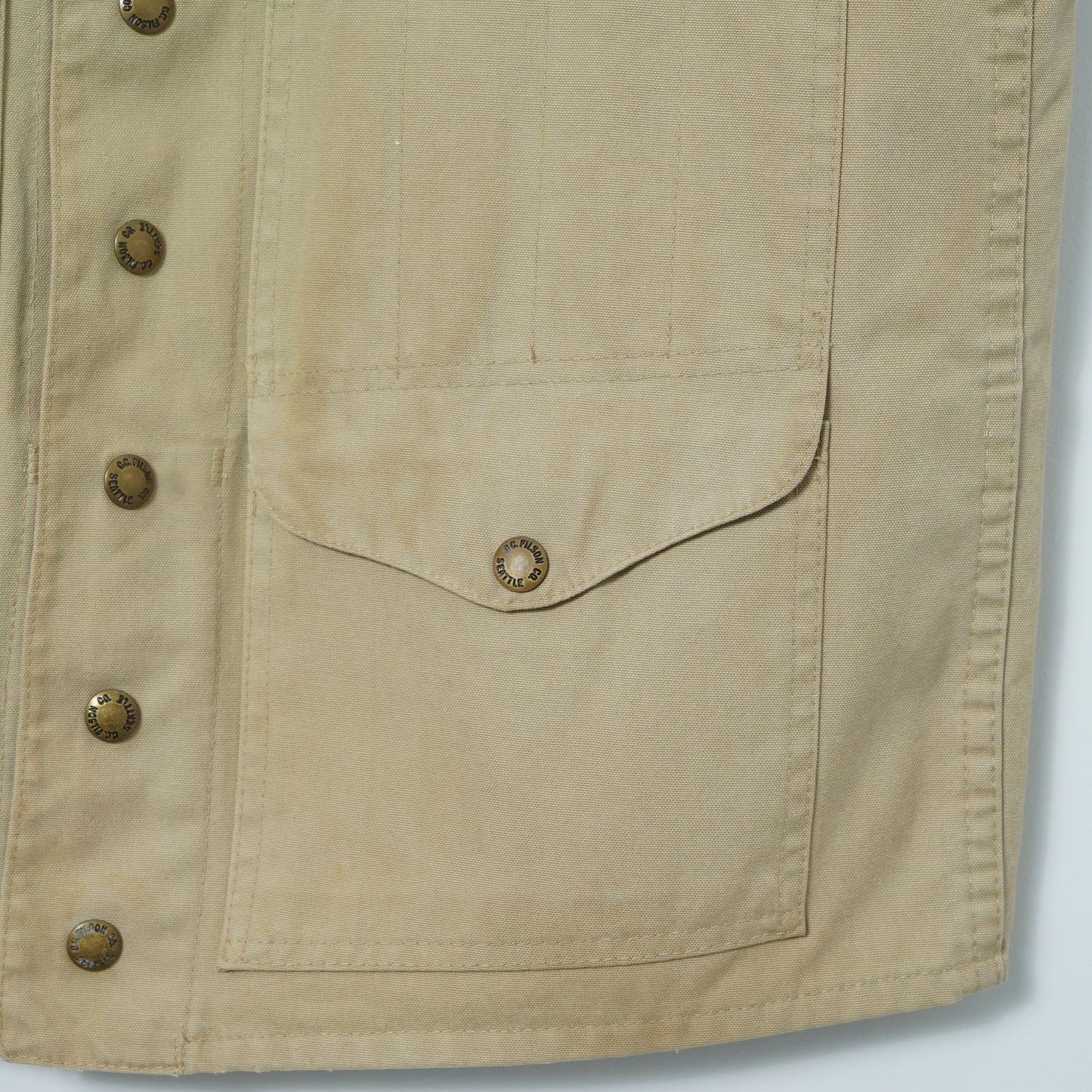 Filson Cotton Canvas Vest / Late '90- Early '00 (Made in USA)