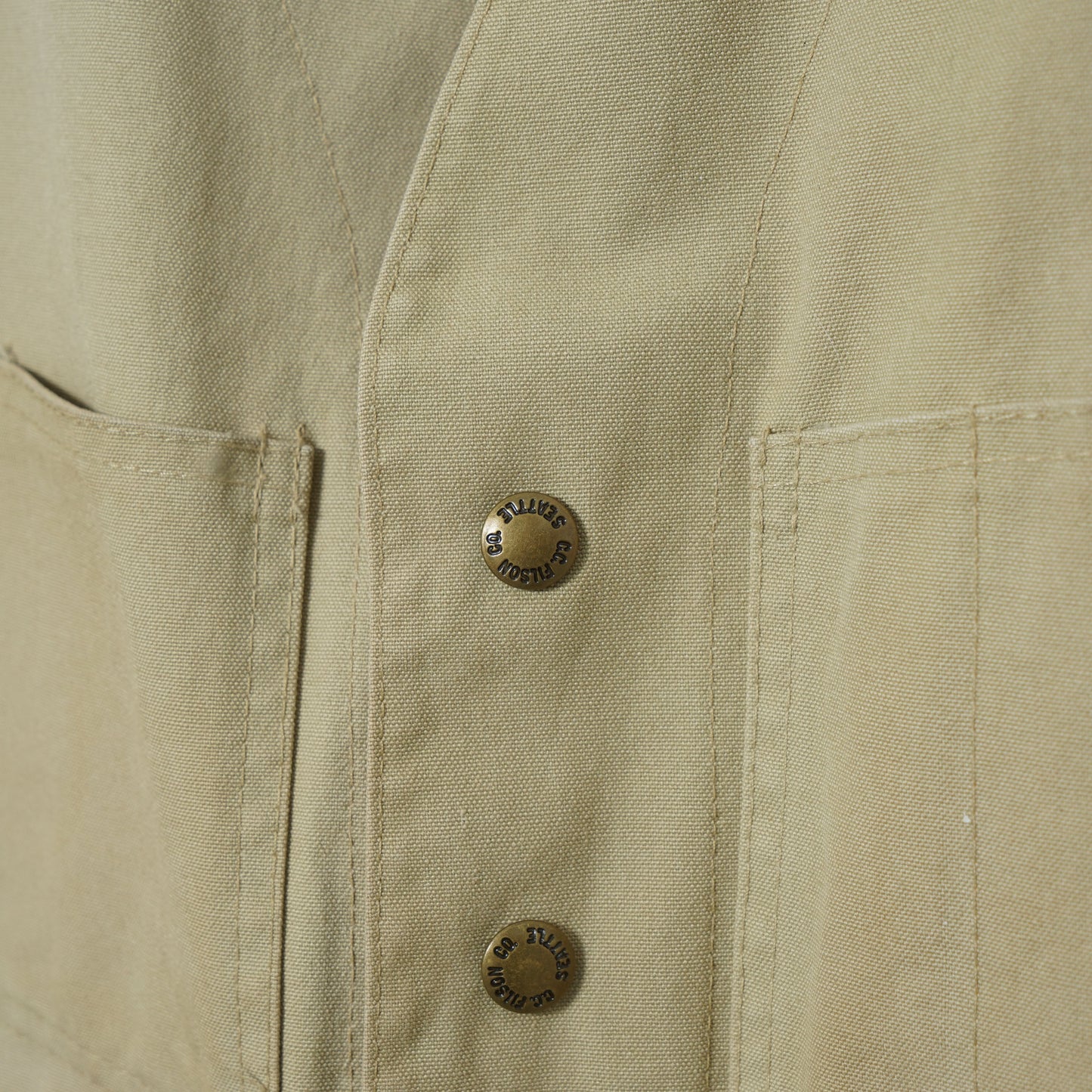 Filson Cotton Canvas Vest / Late '90- Early '00 (Made in USA)