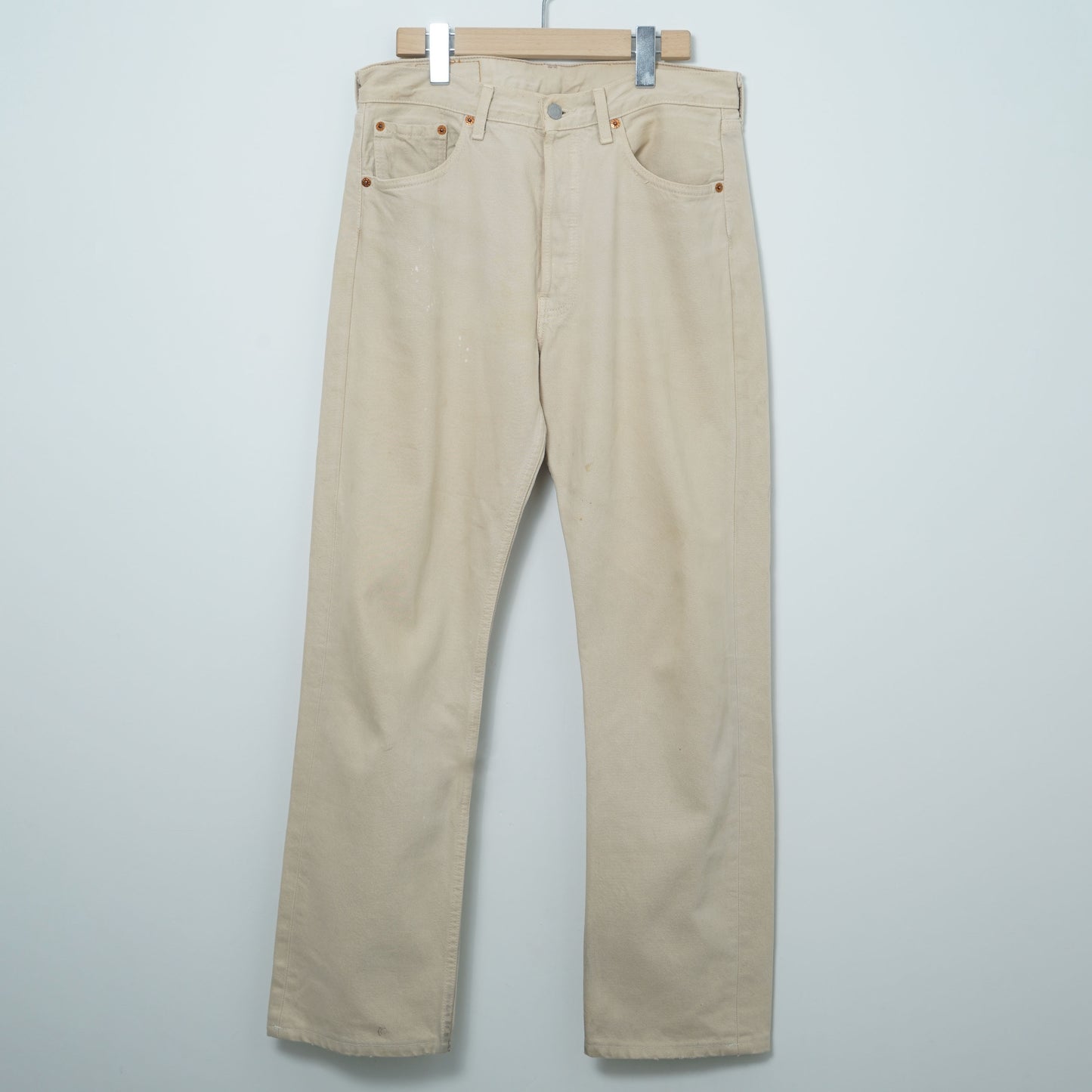 Levi’s 5 Pocket Ecru Denim Pants / Late ’90s (Made in France)