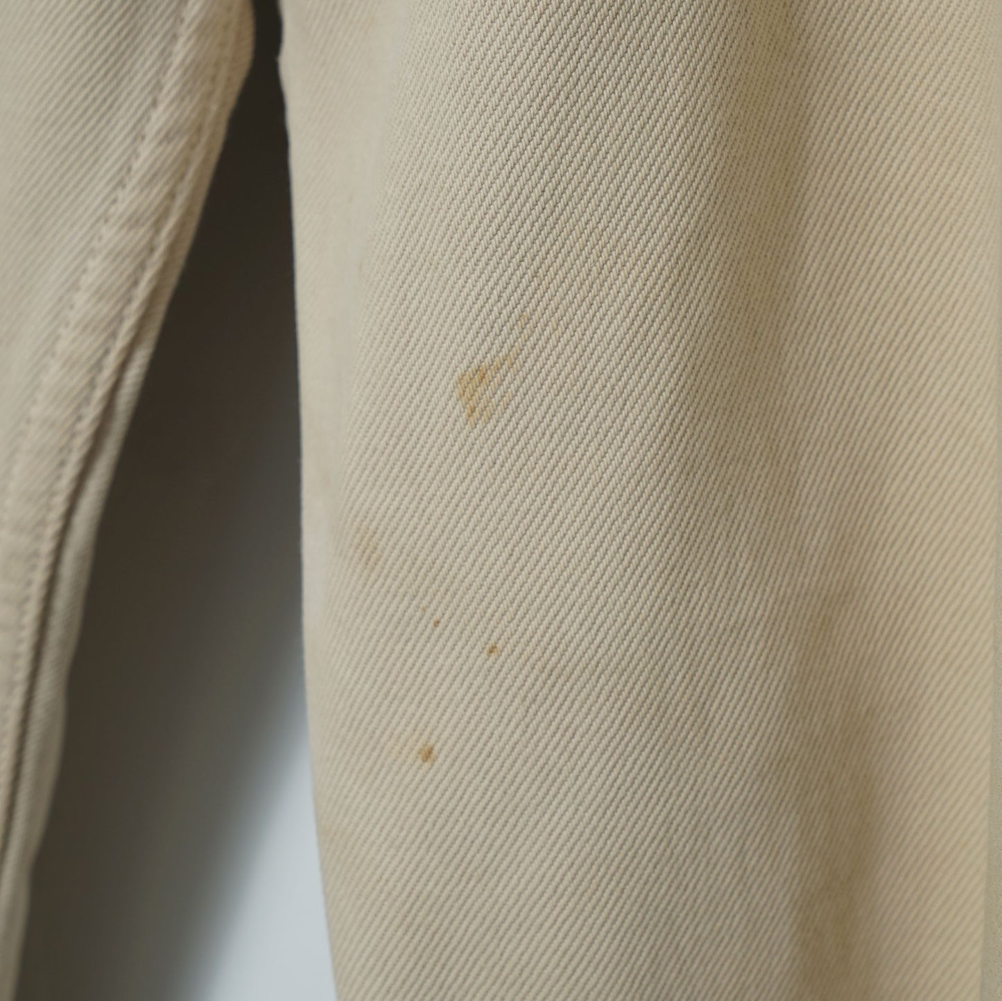 Levi’s 5 Pocket Ecru Denim Pants / Late ’90s (Made in France)