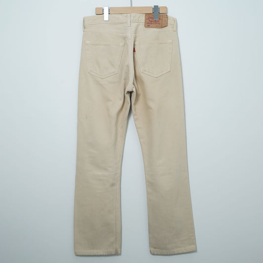 Levi’s 5 Pocket Ecru Denim Pants / Late ’90s (Made in France)