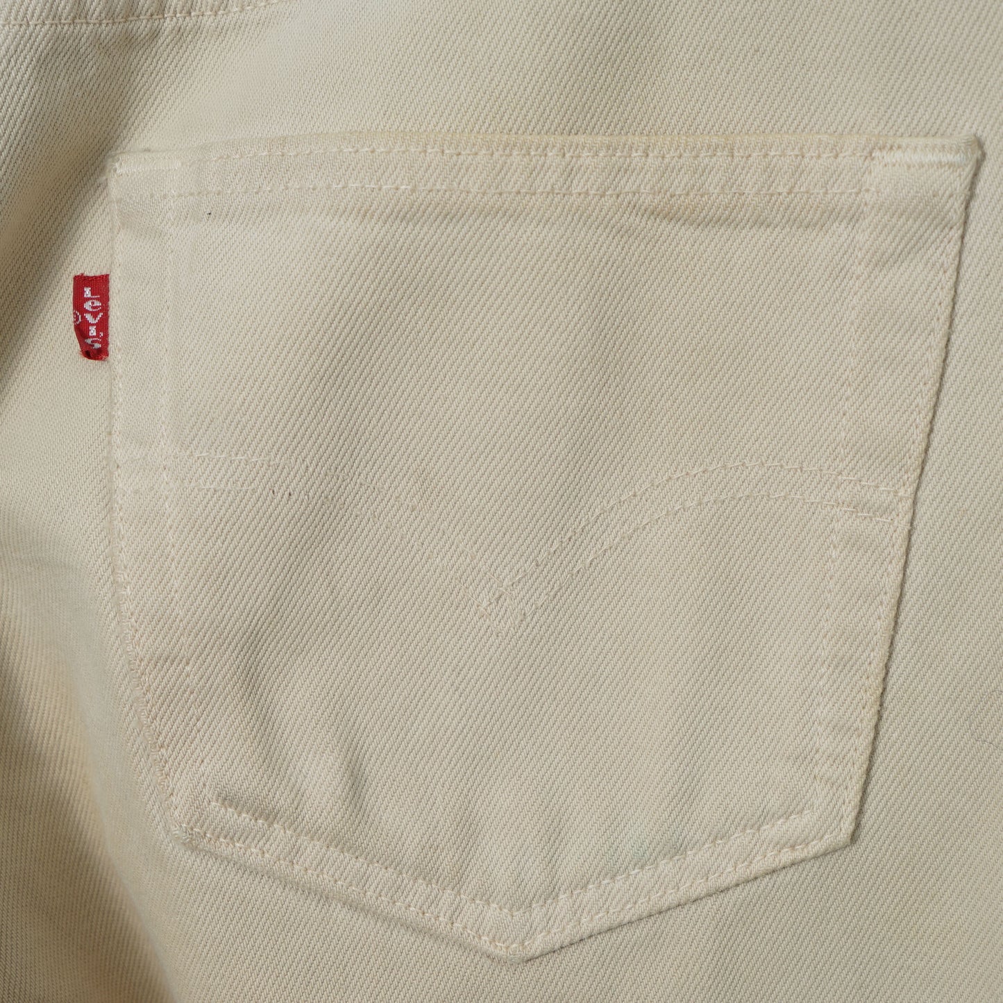 Levi’s 5 Pocket Ecru Denim Pants / Late ’90s (Made in France)