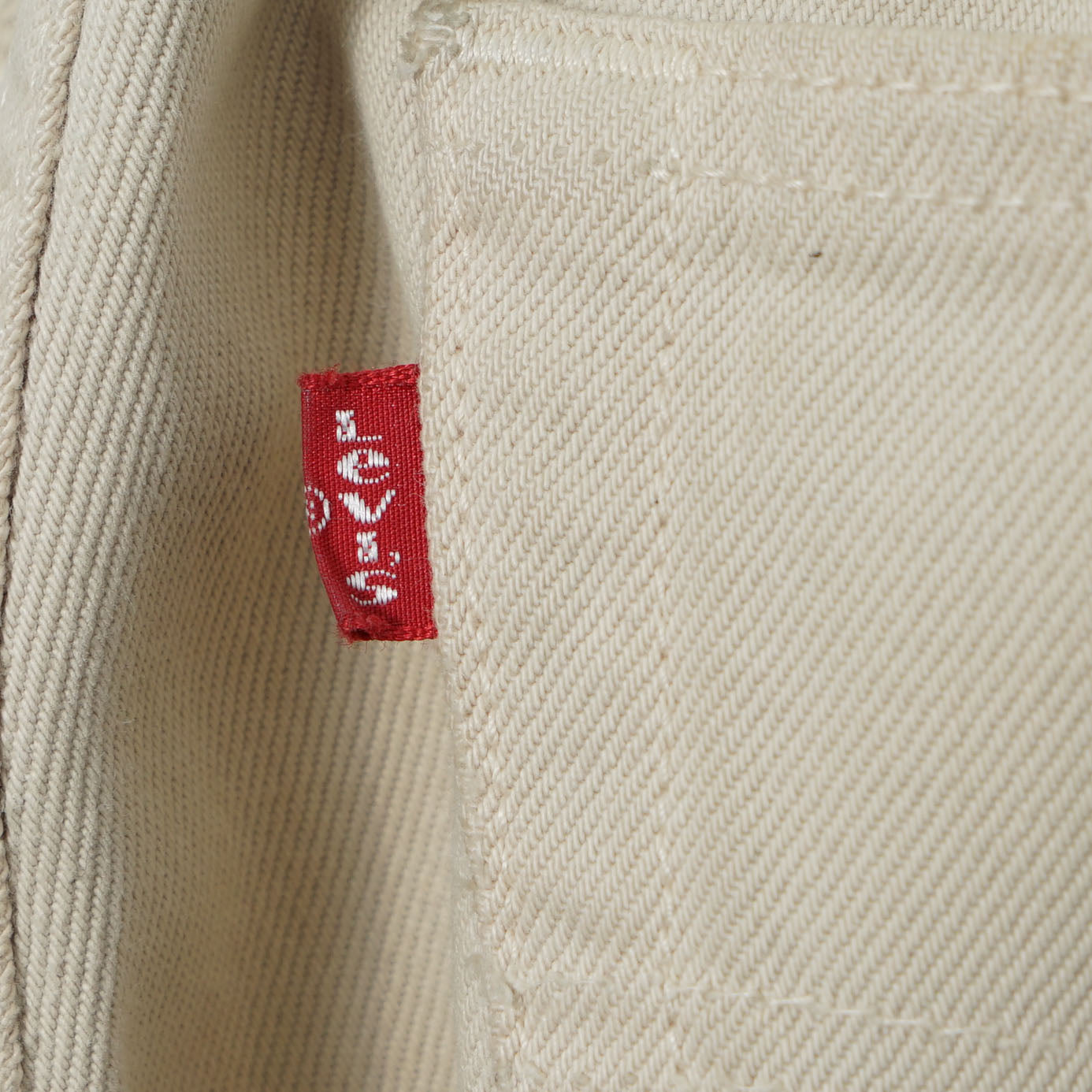 Levi’s 5 Pocket Ecru Denim Pants / Late ’90s (Made in France)