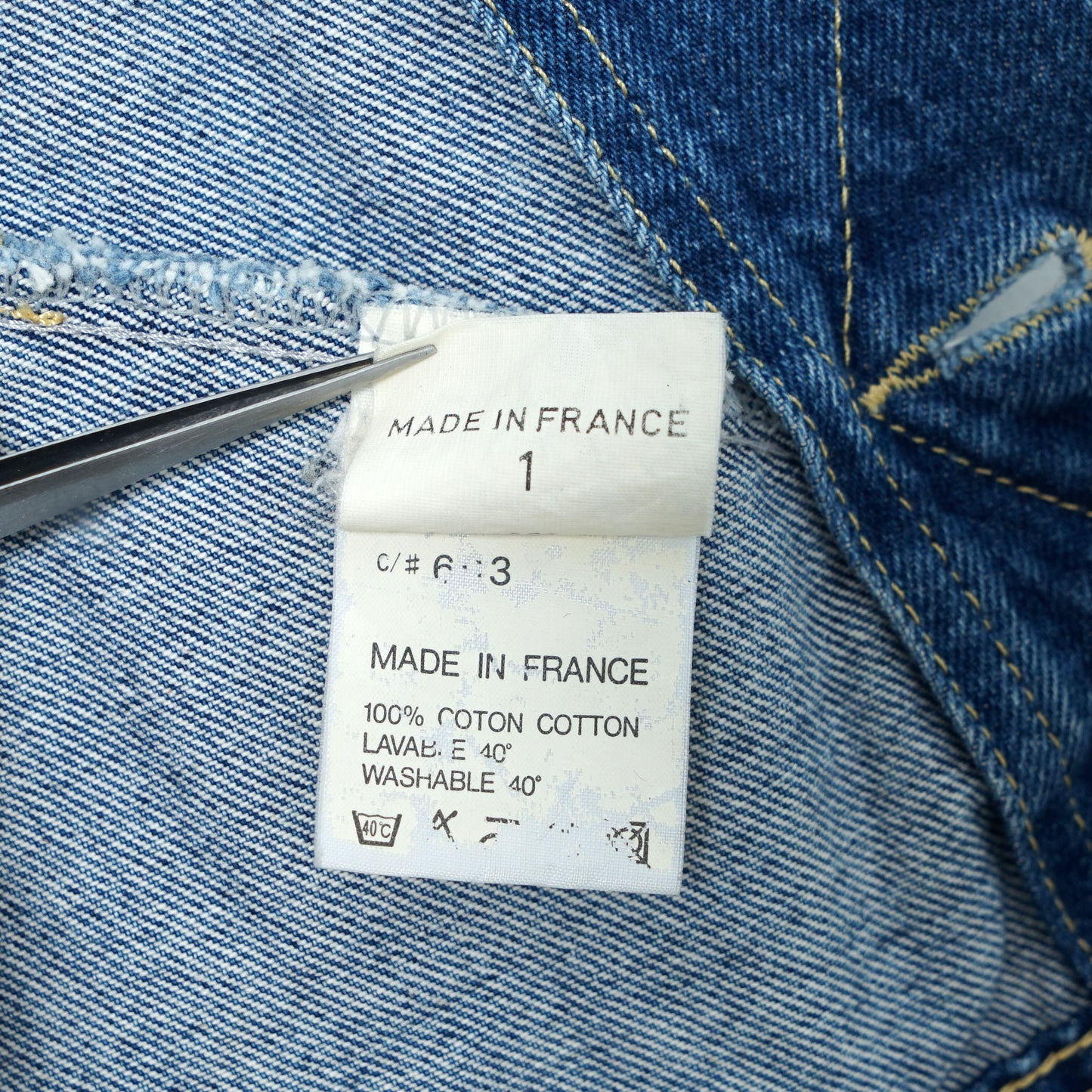 agnès b. JEANS Denim Jacket / Late ’90s-Early '00s (Made in France)