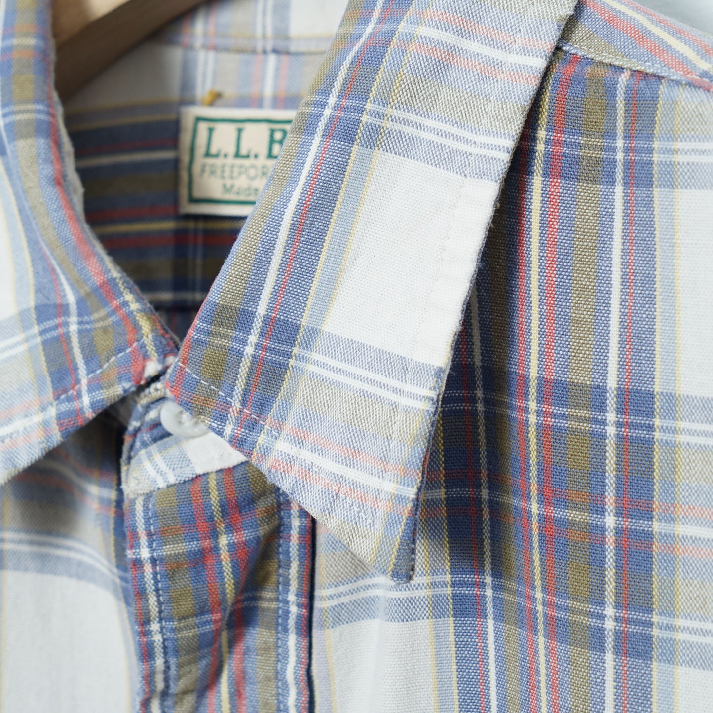 L.L.Bean Cotton Check Shirt/ Late ’80s–Early ’90s (Made in USA)
