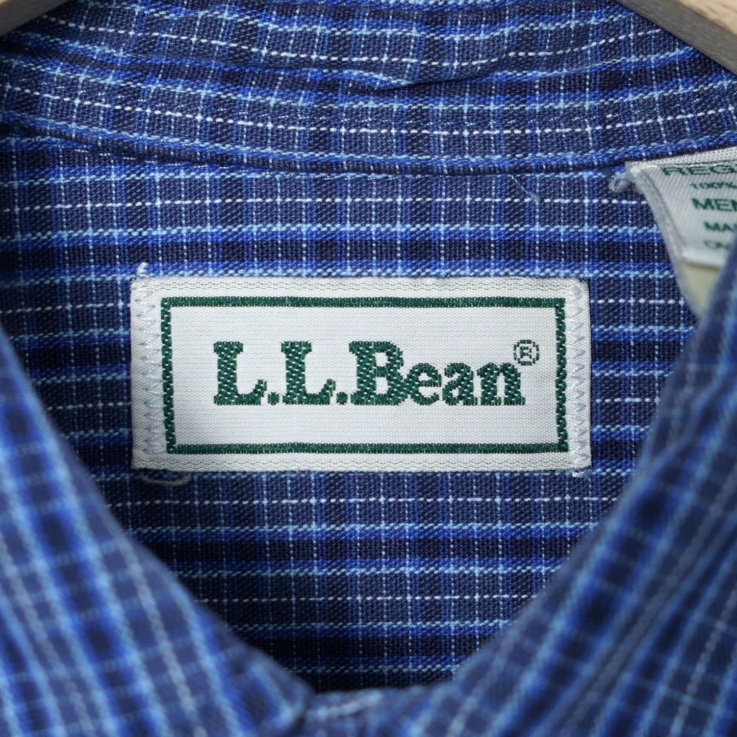 L.L.Bean Cotton Check Work Shirt / Early ’90s–Mid ’90s (Made in USA)