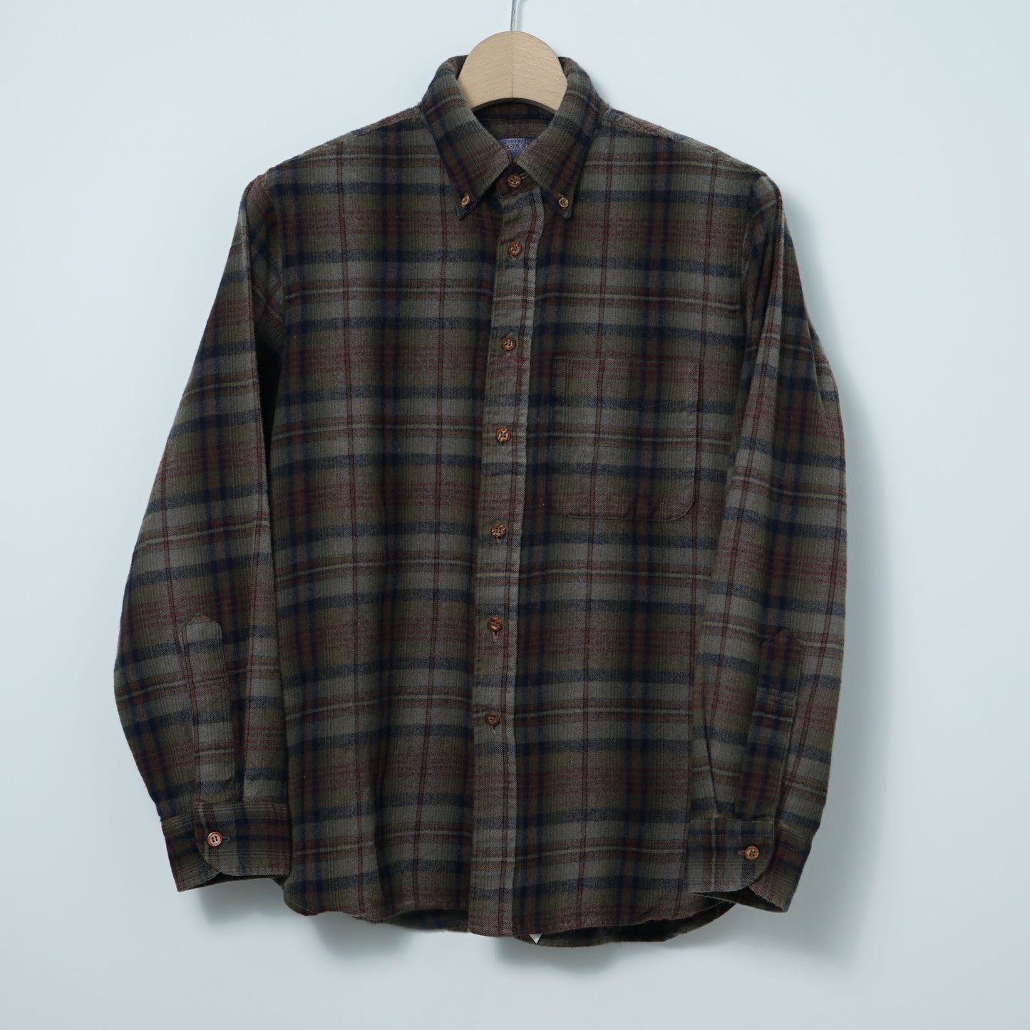 Pendleton Wool Check B/D Shirt / Late '70s-Early '80s (Made in USA)