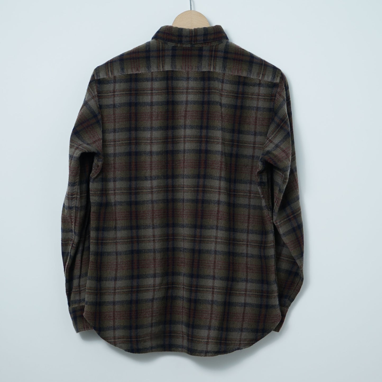 Pendleton Wool Check B/D Shirt / Late '70s-Early '80s (Made in USA)