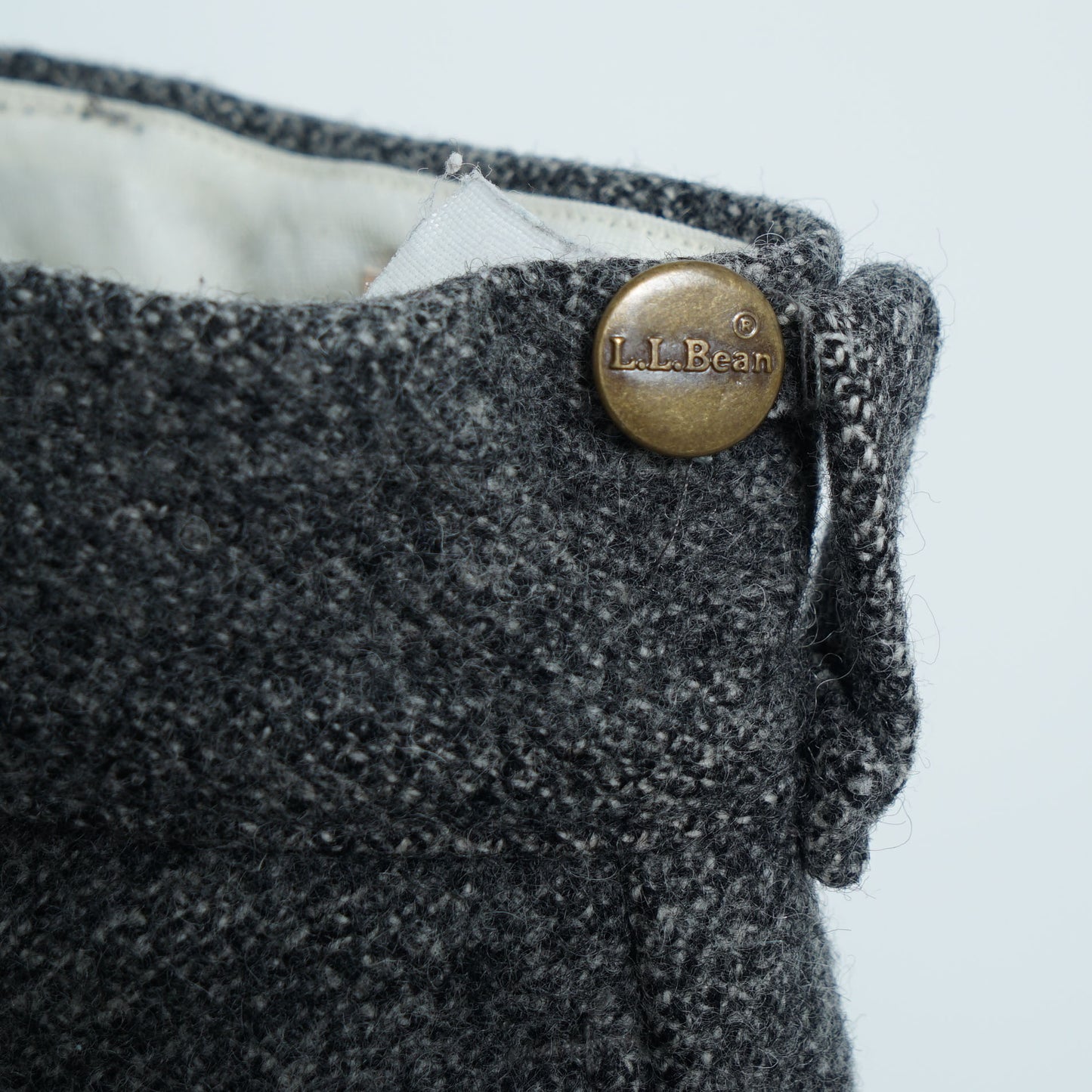 L.L.Bean Melton Wool Trousers / Late '80s-Early '90s (Made in USA)