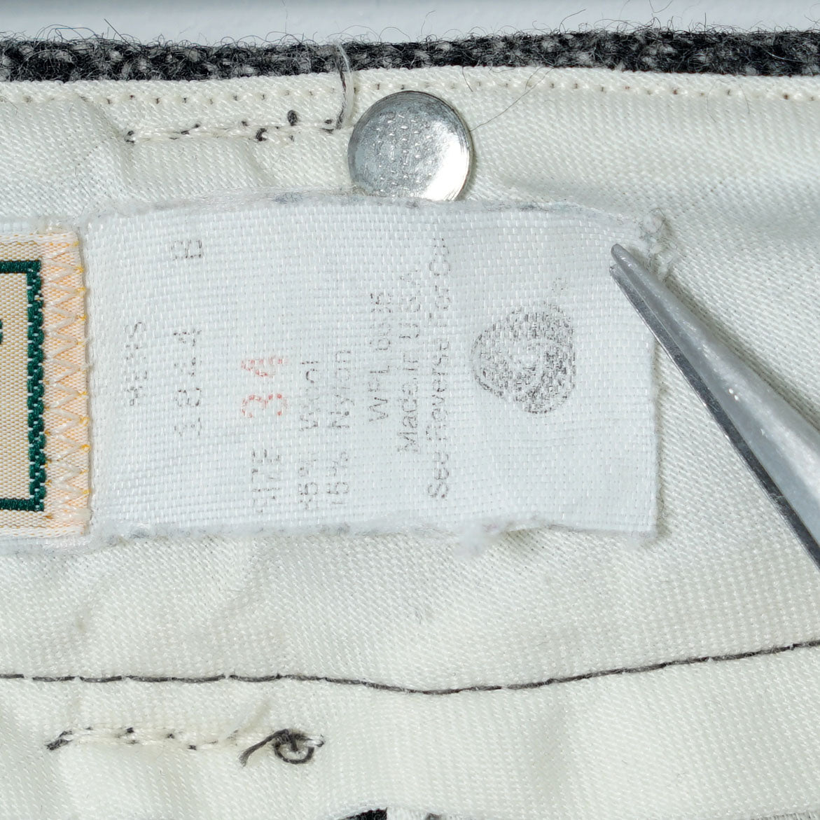 L.L.Bean Melton Wool Trousers / Late '80s-Early '90s (Made in USA)