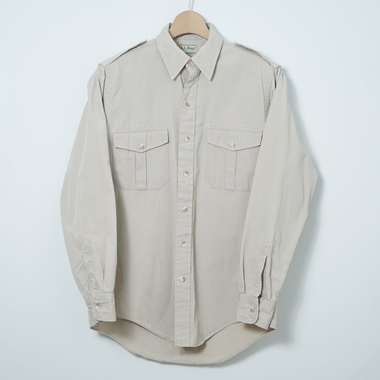 L.L.Bean Safari Shirt / Late '80s-Early '90s (Made in USA)