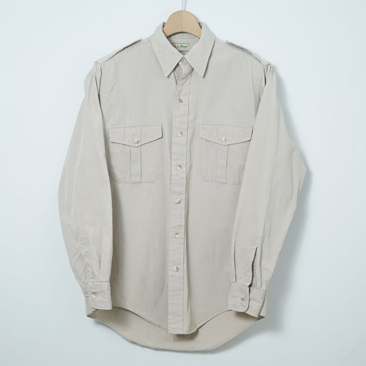 L.L.Bean Safari Shirt / Late '80s-Early '90s (Made in USA)