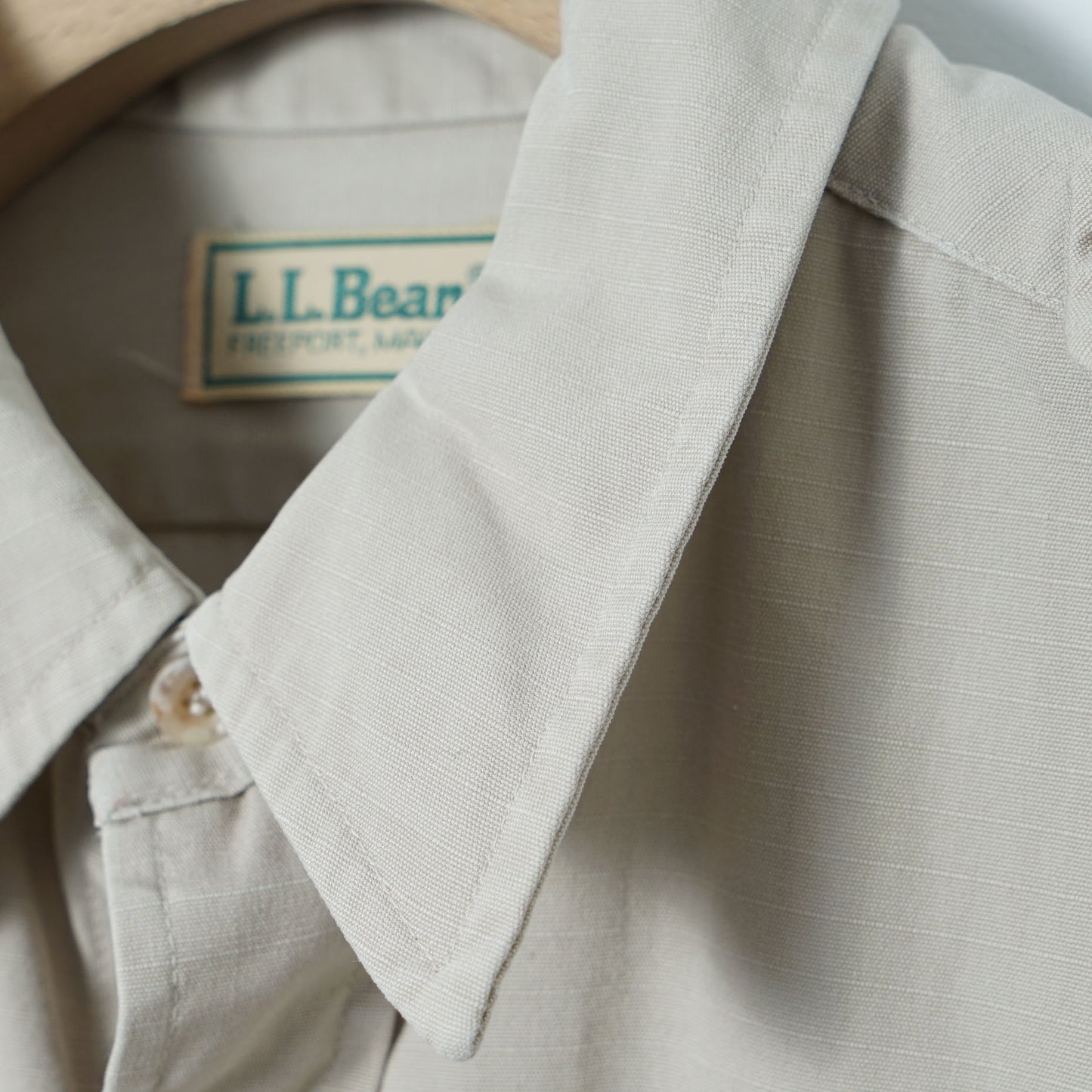 L.L.Bean Safari Shirt / Late '80s-Early '90s (Made in USA)