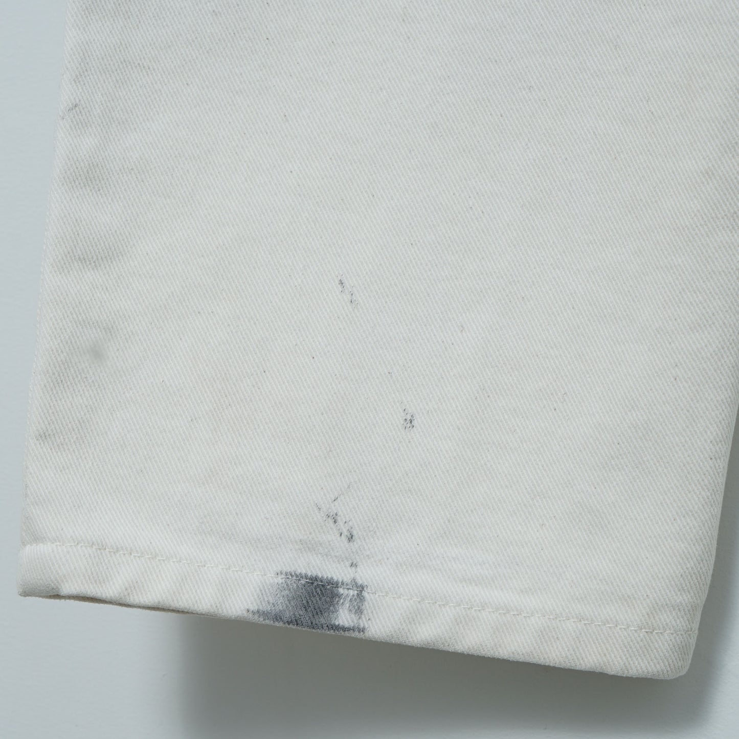 Calvin Klein 5 Pocket White Denim Pants / Early '90s-Mid '90s (Made in USA)