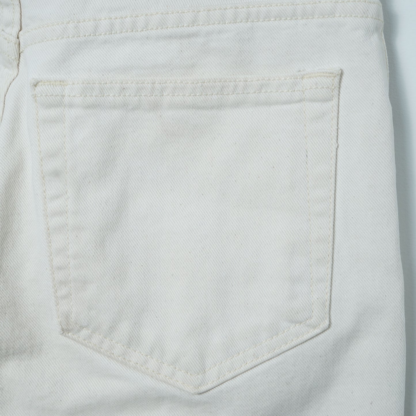 Calvin Klein 5 Pocket White Denim Pants / Early '90s-Mid '90s (Made in USA)