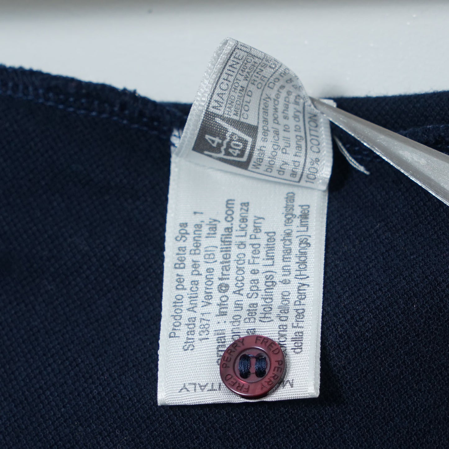 Fred Perry Cotton Pique Polo Shirt / Late '00s-Early '10s (Made in Italy)