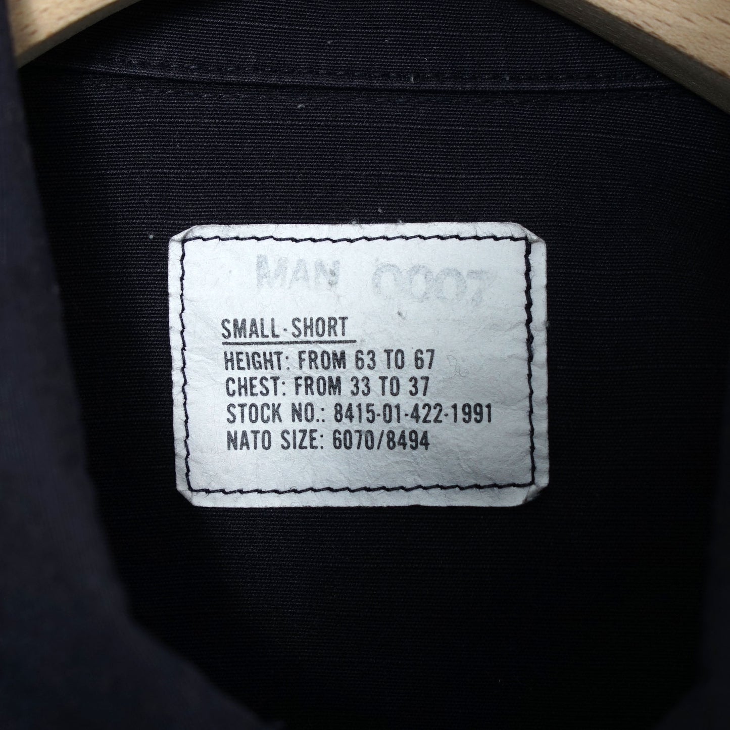 Unicor U.S. Military Black 357 Combat Coat / Late ’90s (Made in USA)